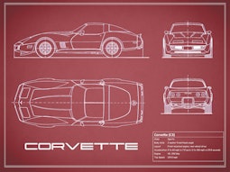 Corvette C3 - Red