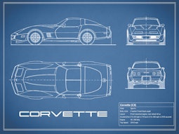 Corvette C3 - Blue
