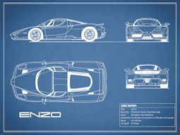Enzo Ferrari - Blue