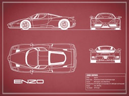 Enzo Ferrari - Red