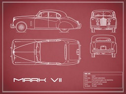 Jaguar MK VII - Red