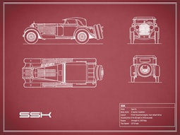 Mercedes-Benz SSK - Red