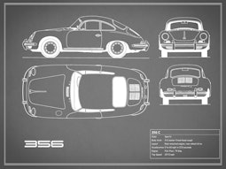 Porsche 356 C - Gray