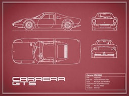 Porsche Carrera GTS - Red