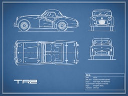 Triumph TR2 - Blue