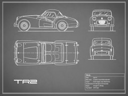 Triumph TR2 - Gray