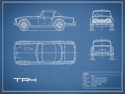 Triumph TR4 - Blue