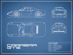 Porsche Carrera GTS - Blue