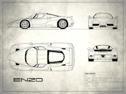 Enzo Ferrari - White