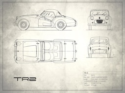 Triumph TR2 - White