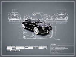 Porsche Speedster - Gray