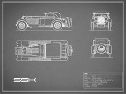 Mercedes-Benz SSK - Gray