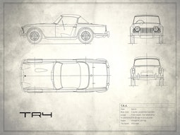 Triumph TR4 - White