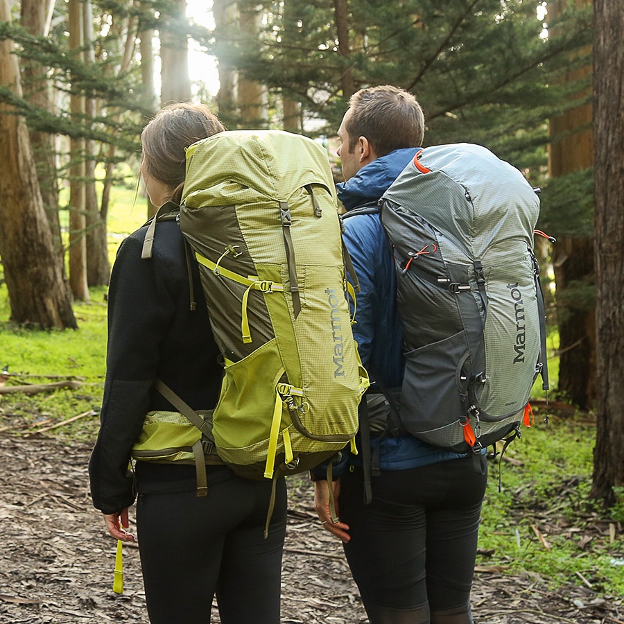 Marmot Graviton 38 and 58L Backpacks Backpacks Drop