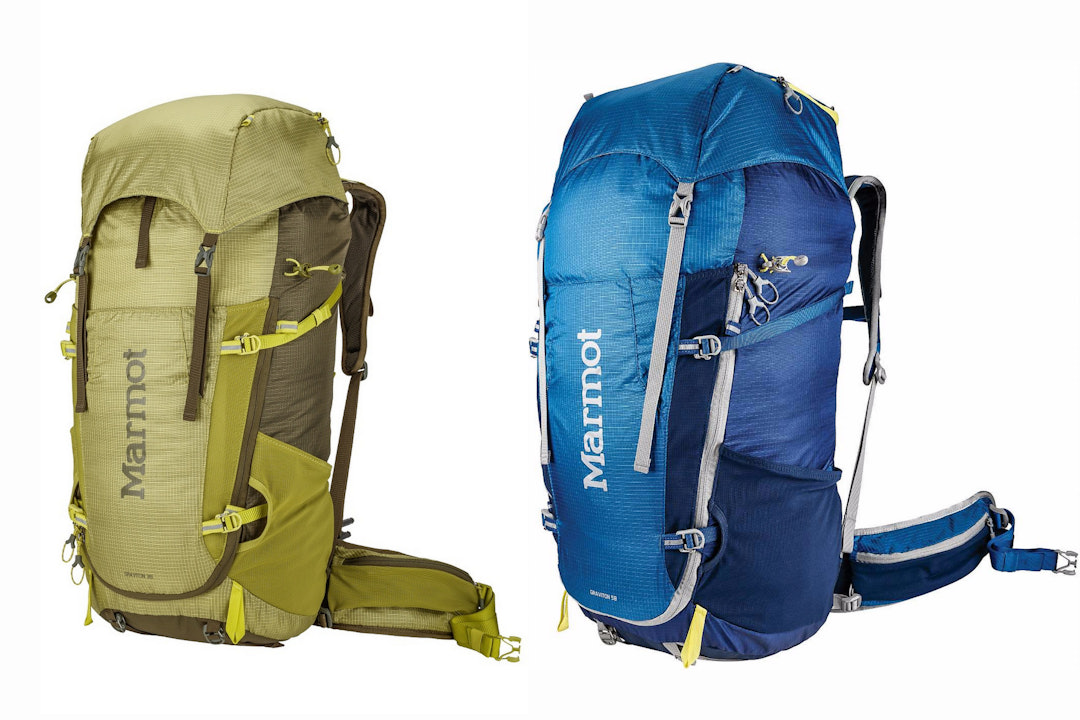 Marmot Graviton 38 and 58L Backpacks