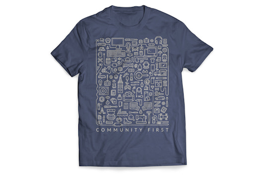 Massdrop "Community First" Icon T-Shirts