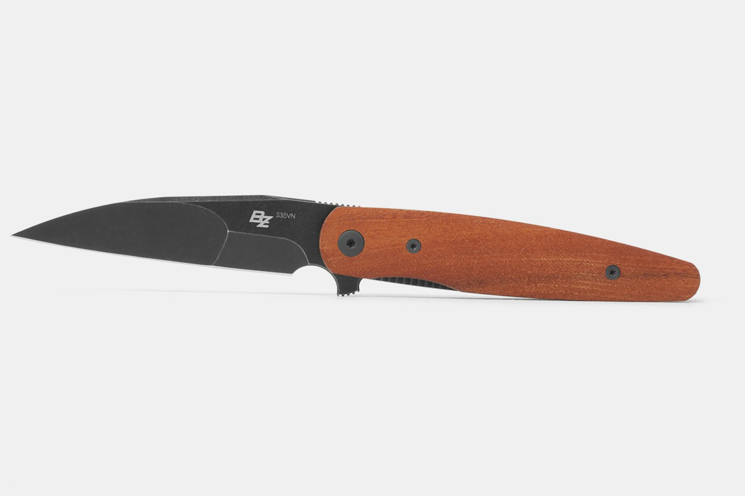 Rosewood / Black Stonewashed Blade (+ $10)