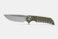 Green Milled Handle – Stonewashed Blade (+$20)