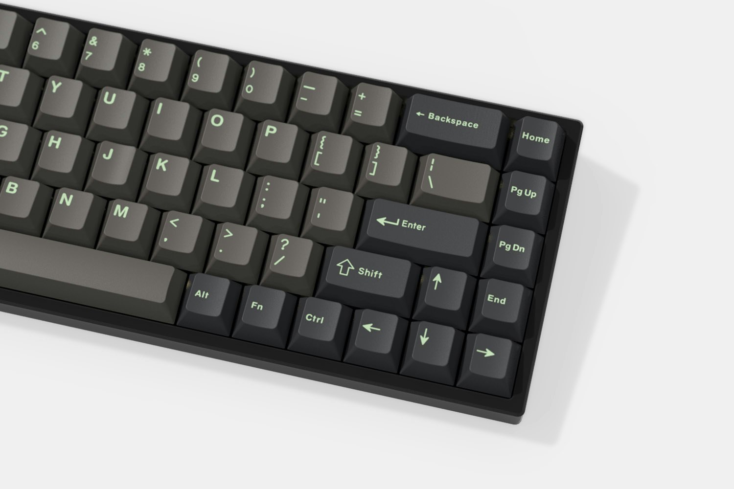 Massdrop x Livingspeedbump GMK Mint Dolch Keycaps