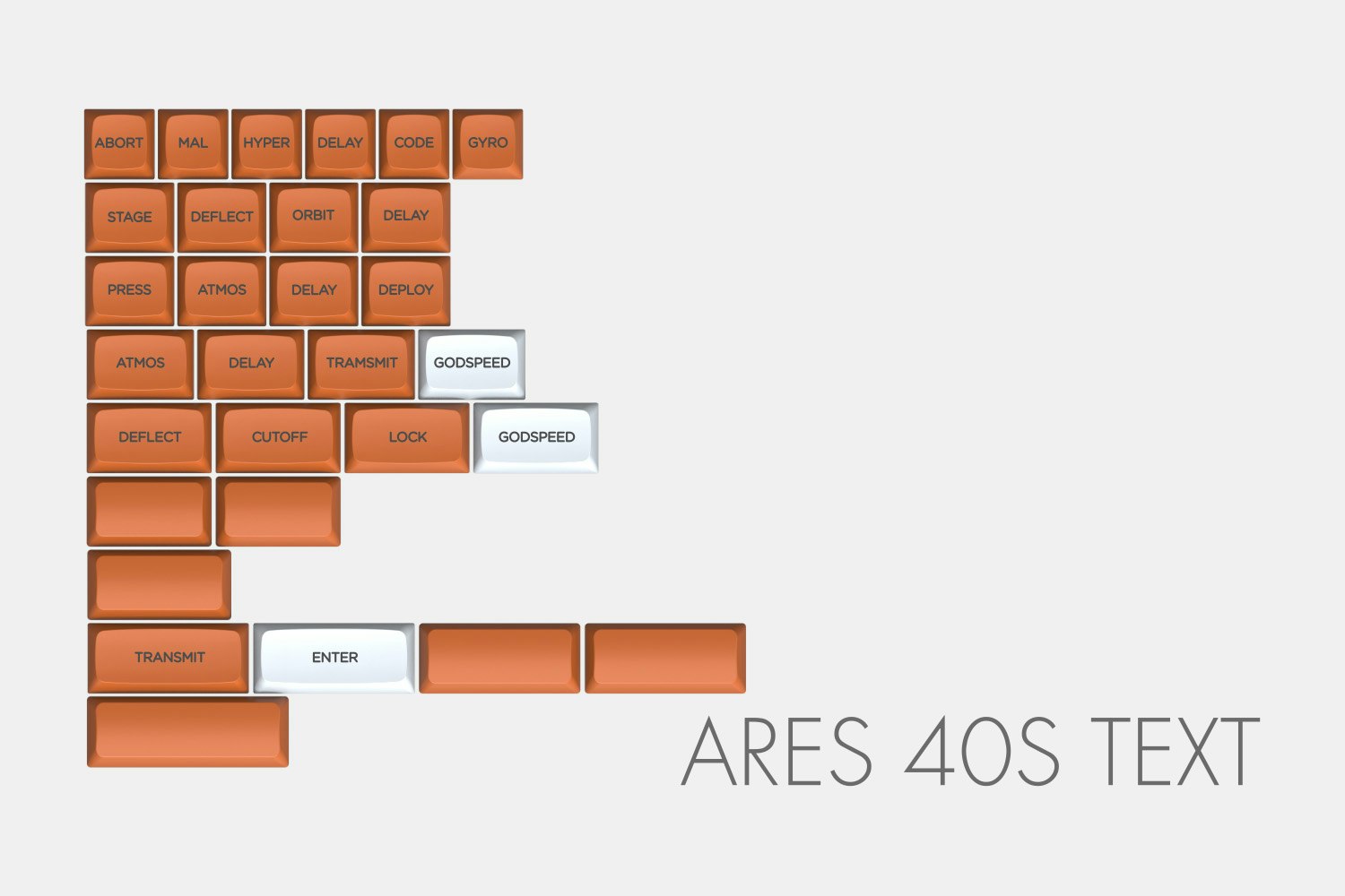 Massdrop x MiTo XDA Godspeed Custom Keycap Set