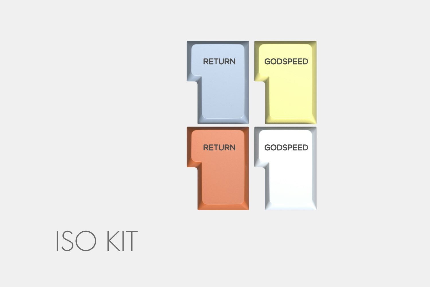 Massdrop x MiTo XDA Godspeed Custom Keycap Set