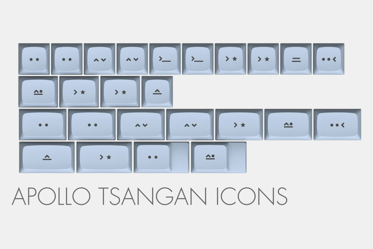 Massdrop x MiTo XDA Godspeed Custom Keycap Set