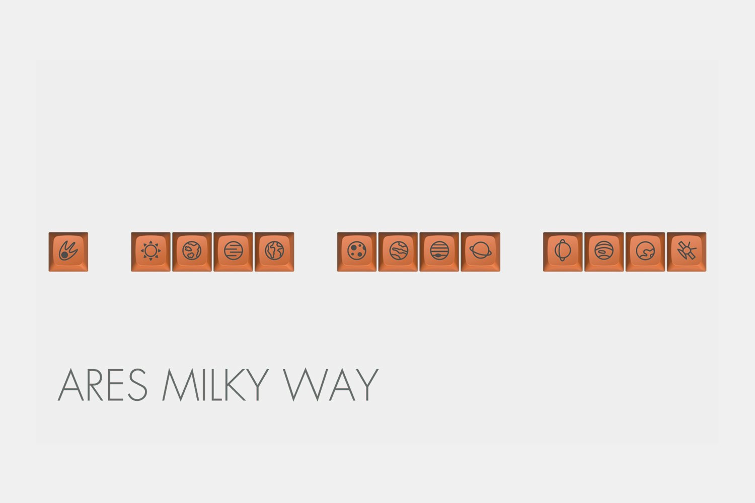 Massdrop x MiTo XDA Godspeed Custom Keycap Set