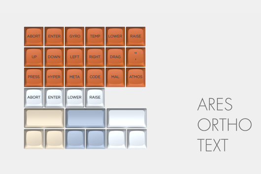 Massdrop x MiTo XDA Godspeed Custom Keycap Set