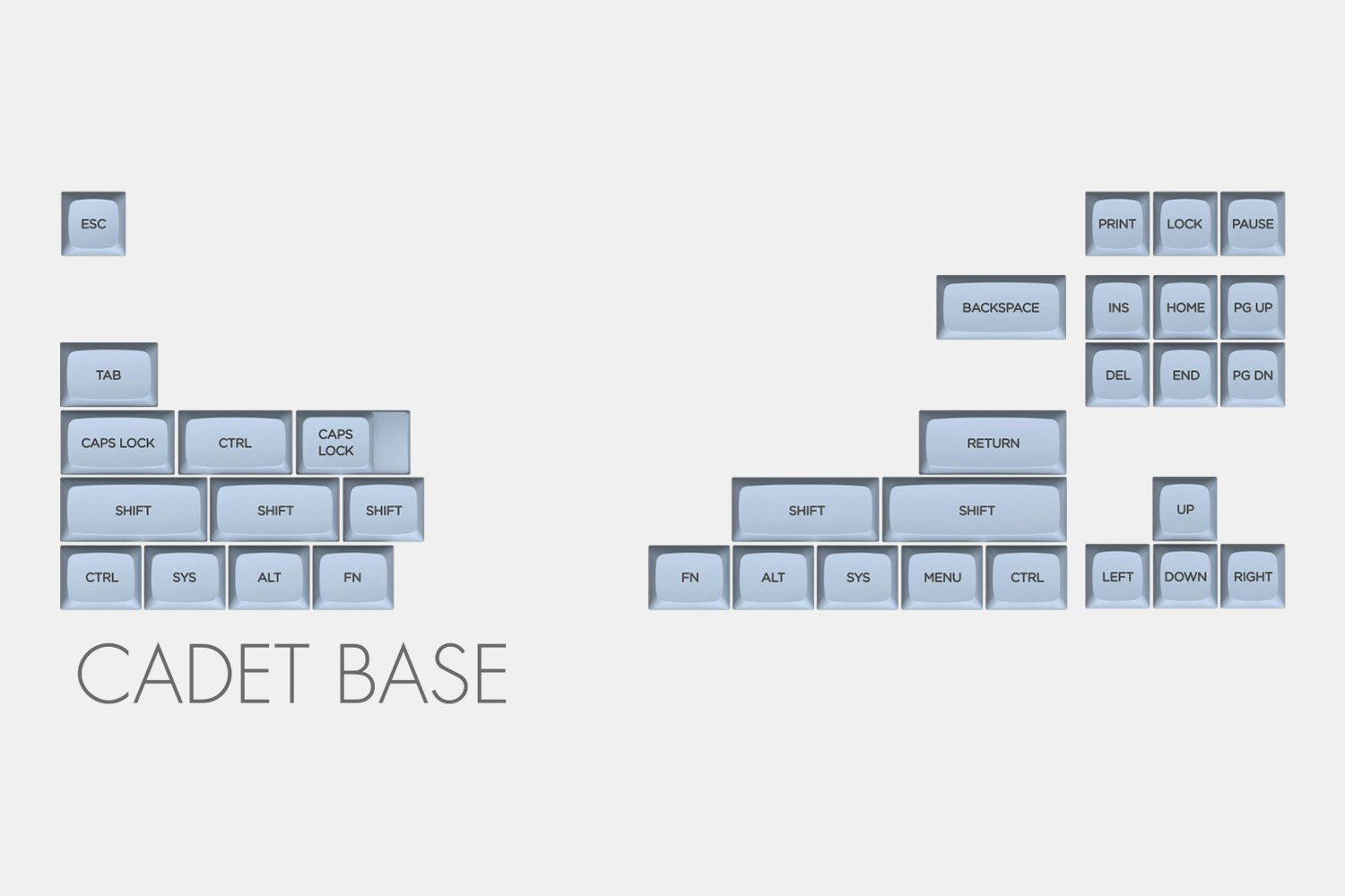 Massdrop x MiTo XDA Godspeed Custom Keycap Set