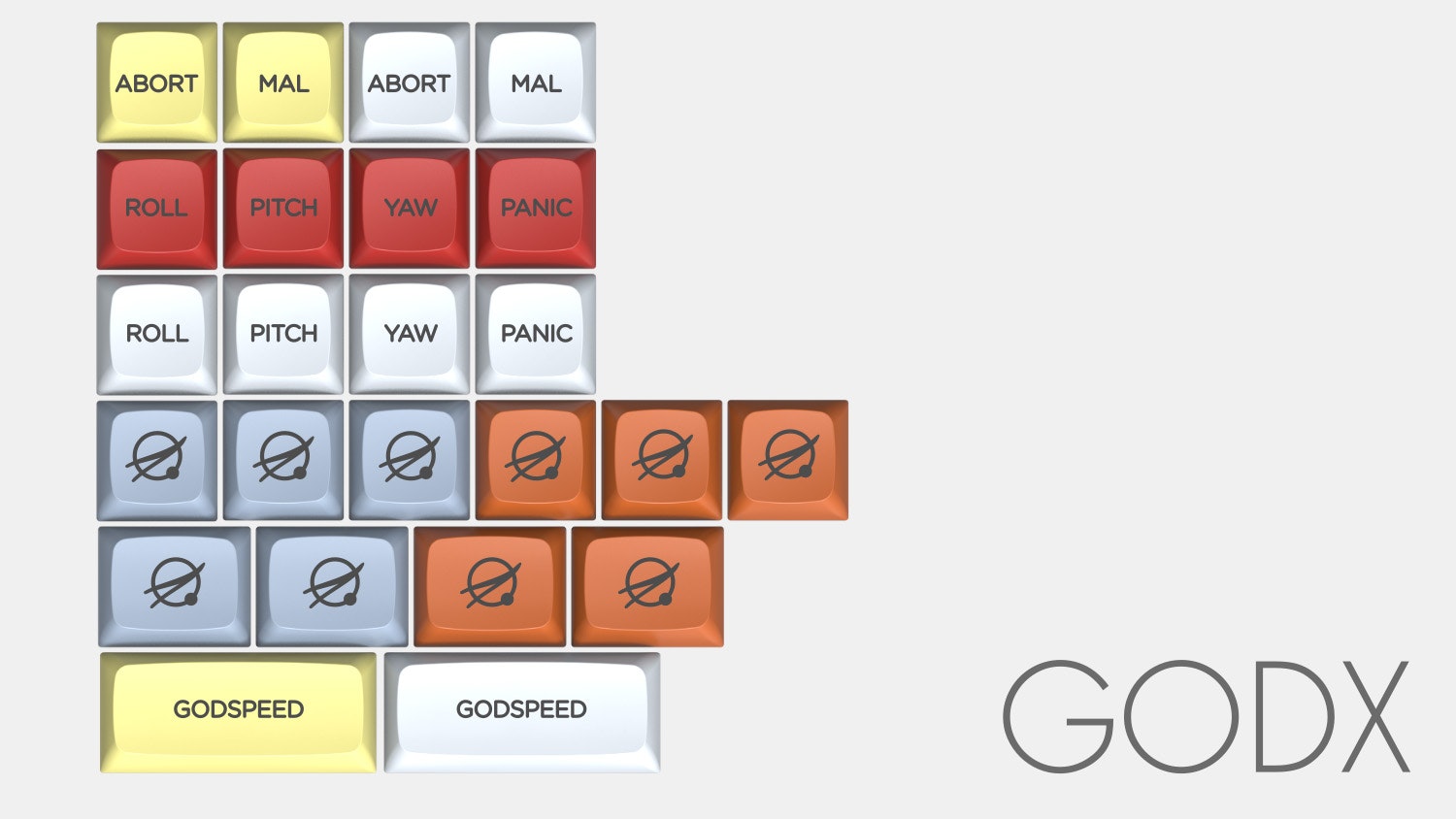 Massdrop x MiTo XDA Godspeed Custom Keycap Set