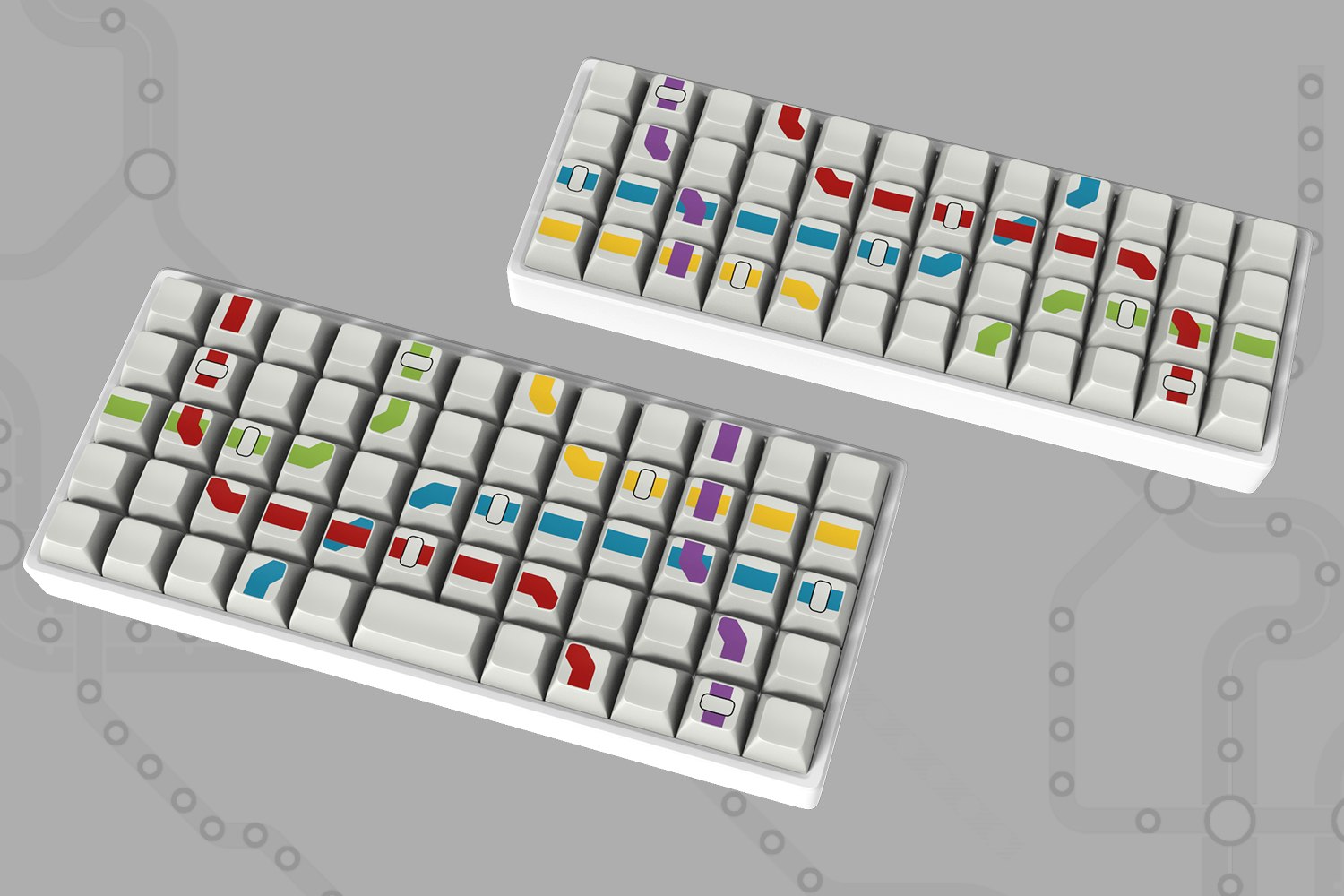 Massdrop x Oblotzky Metro SA Custom Keycap Set
