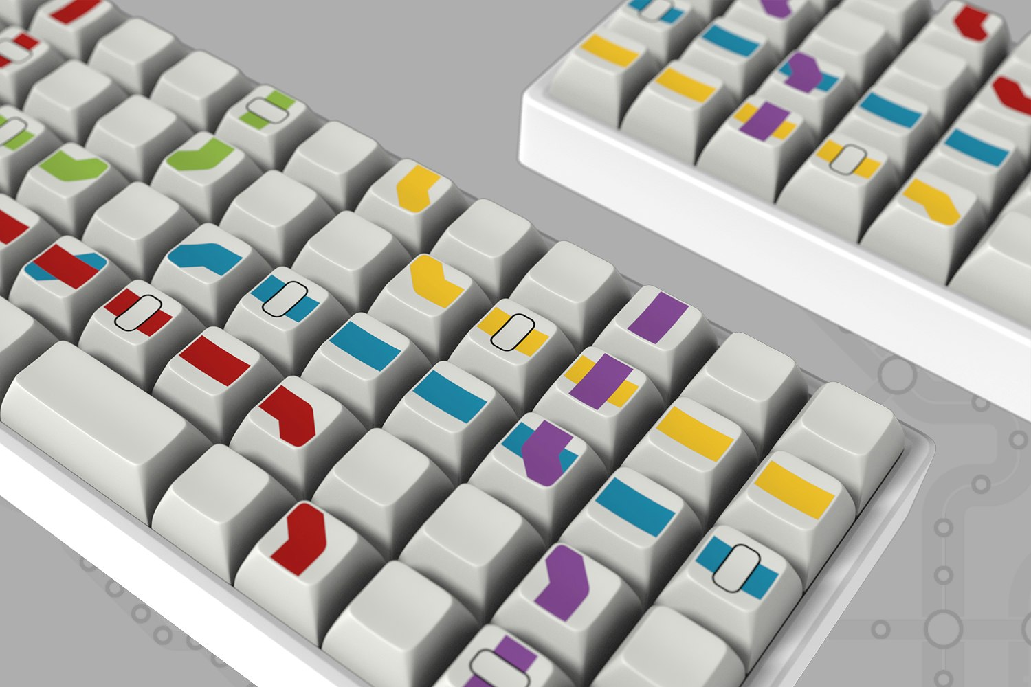 Massdrop x Oblotzky Metro SA Custom Keycap Set