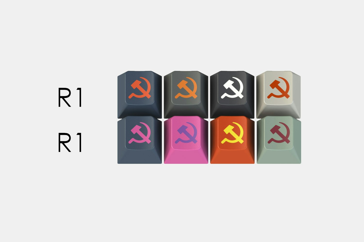 Massdrop x T0mb3ry GMK Yuri Custom Keycap Set