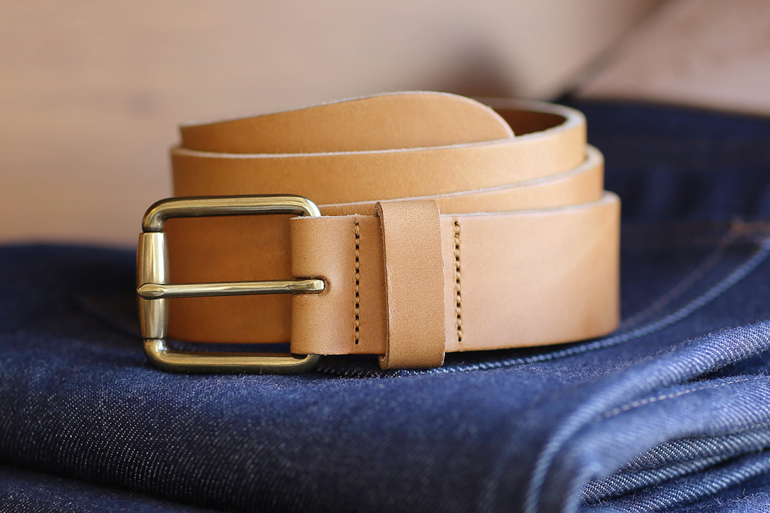 Massdrop x The British Belt Co Harness Leather Belt