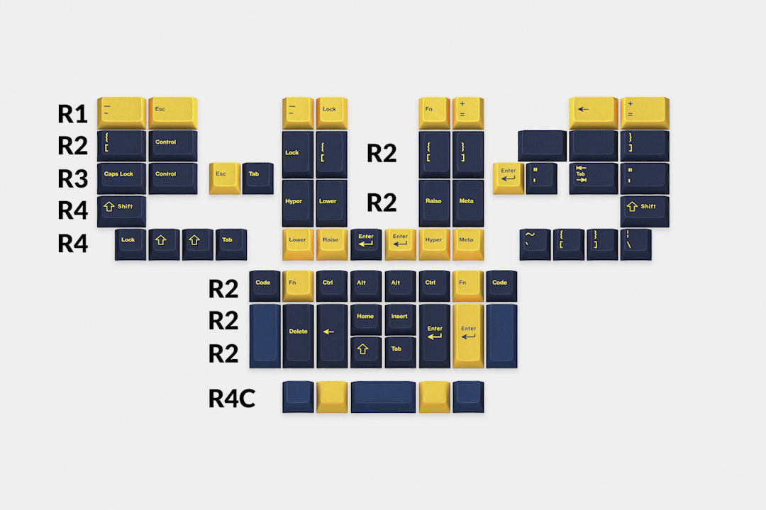 Massdrop x Zambumon GMK Nautilus Custom Keycap Set