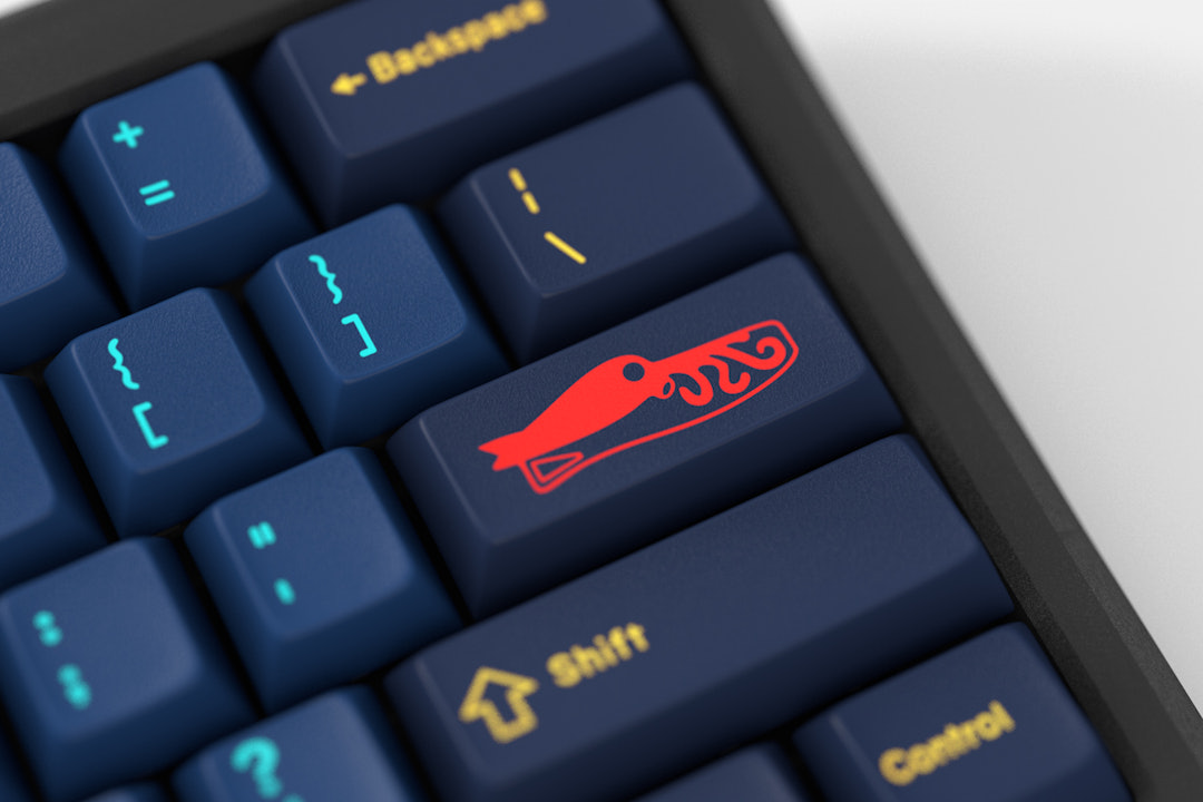 Massdrop x Zambumon GMK Nautilus Custom Keycap Set