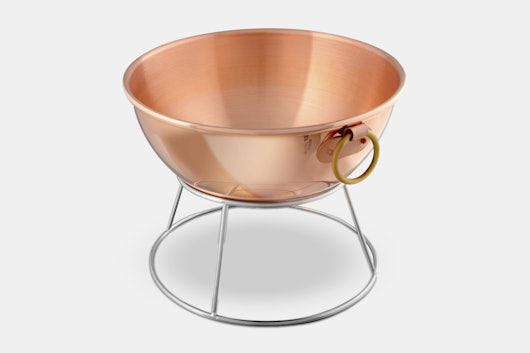 Mauviel 10.2-Inch Copper Beating Bowl with Ring