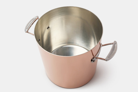 Mauviel 11.2-Quart Copper Stew Pot With Glass Lid
