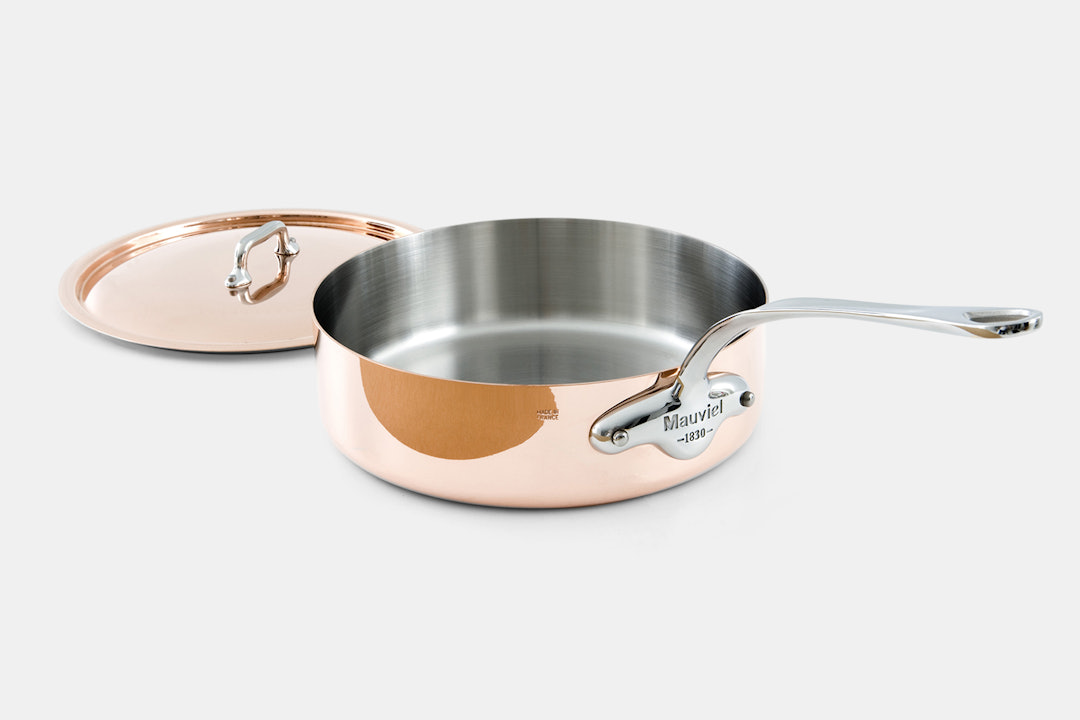 Mauviel M'150s Saute Pan with Lid