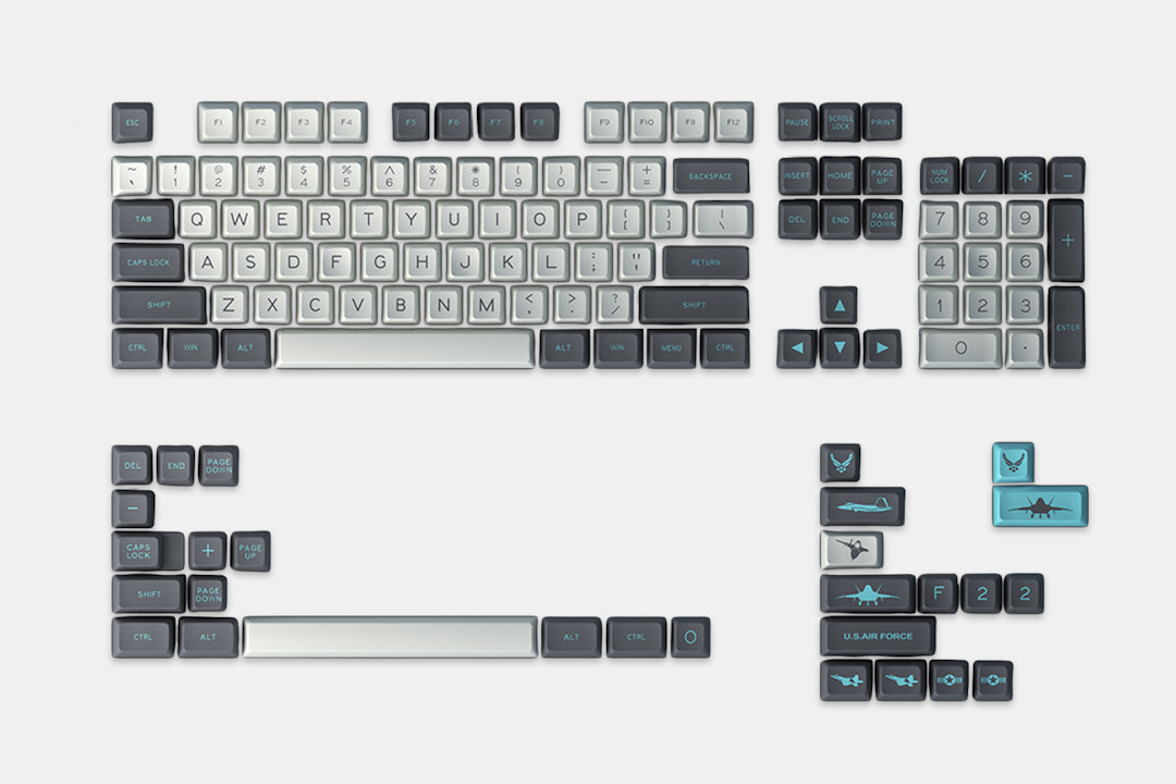 MAXKEY SA F-22 Keycap Set