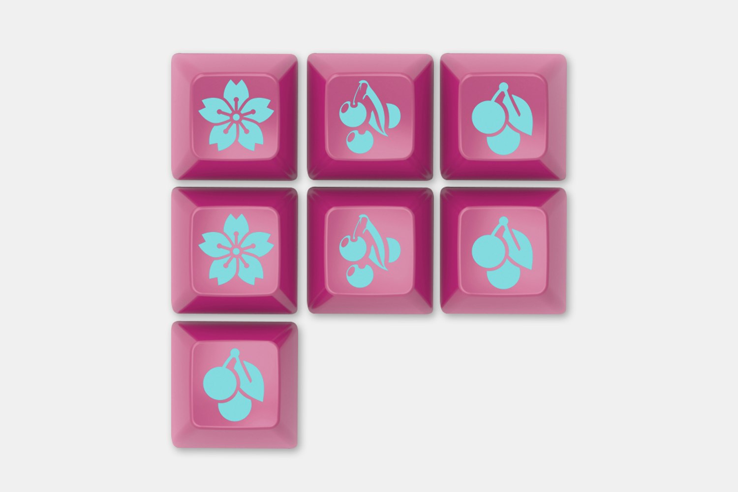 MAXKEY Miami SA Keycap Set