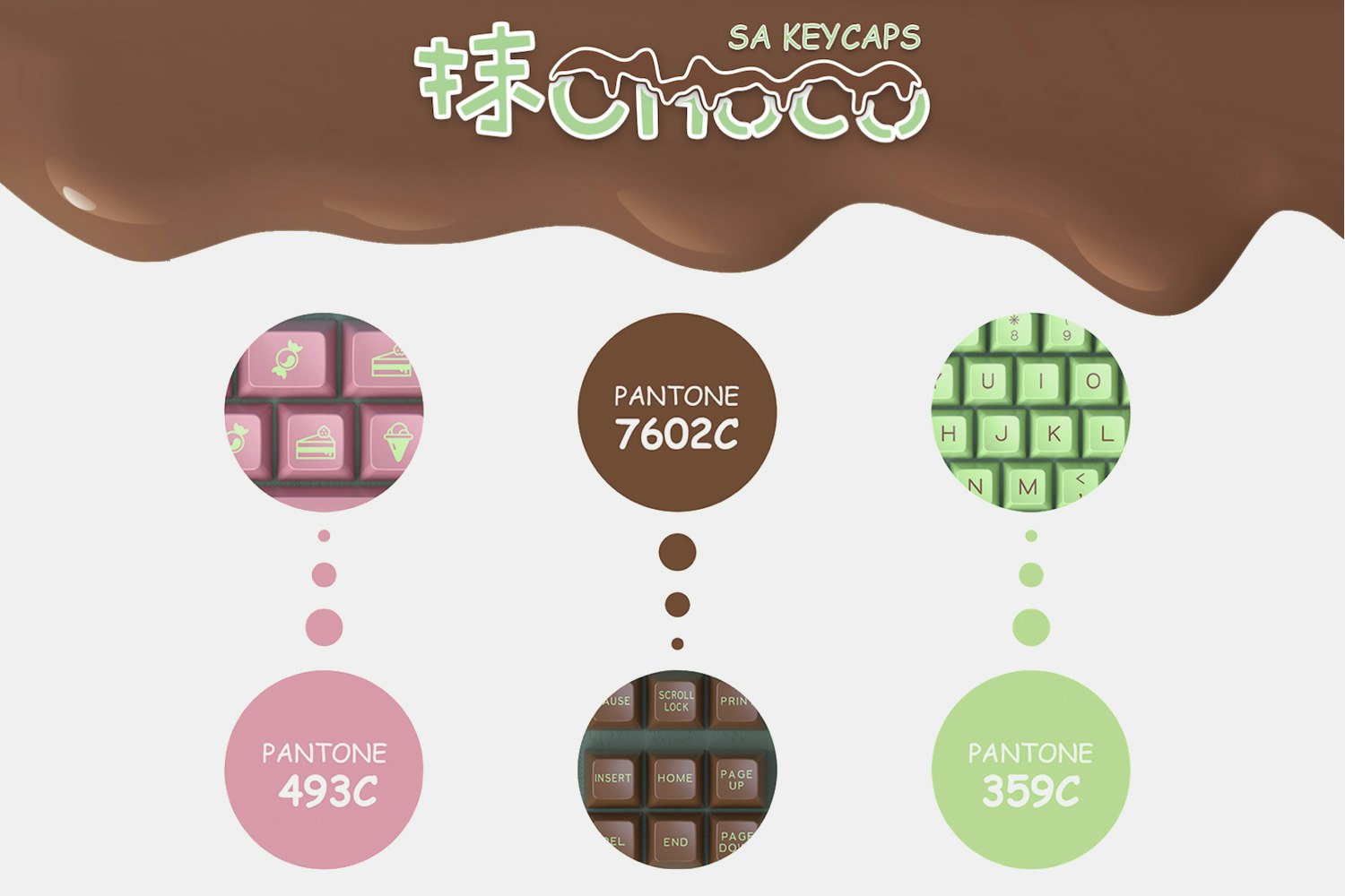 MAXKEY Mochoco SA Keycap Set