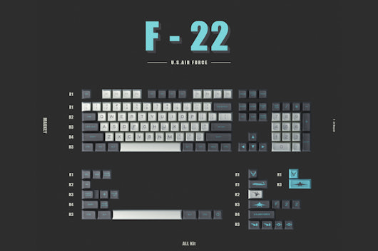 MAXKEY SA F-22 Keycap Set