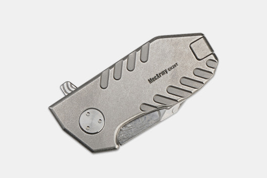 MecArmy EK28T Limited-Edition Damascus Knife