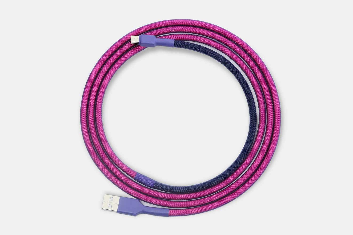 Mechcables Laser Midnight Custom-Sleeved USB Cables