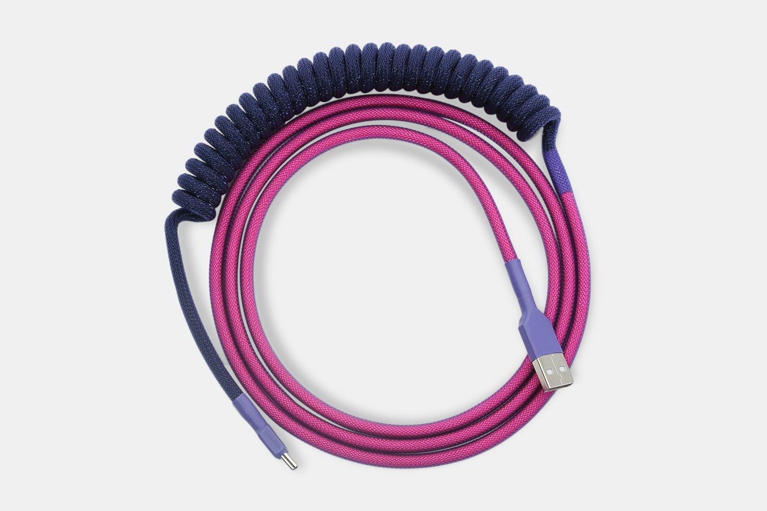 Mechcables Laser Midnight Custom-Sleeved USB Cables