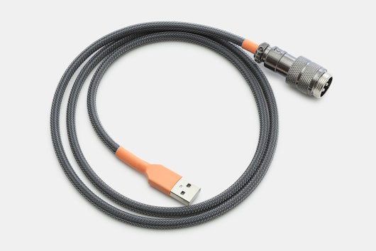Mechcables Carbon Custom Coiled Aviator USB Cable