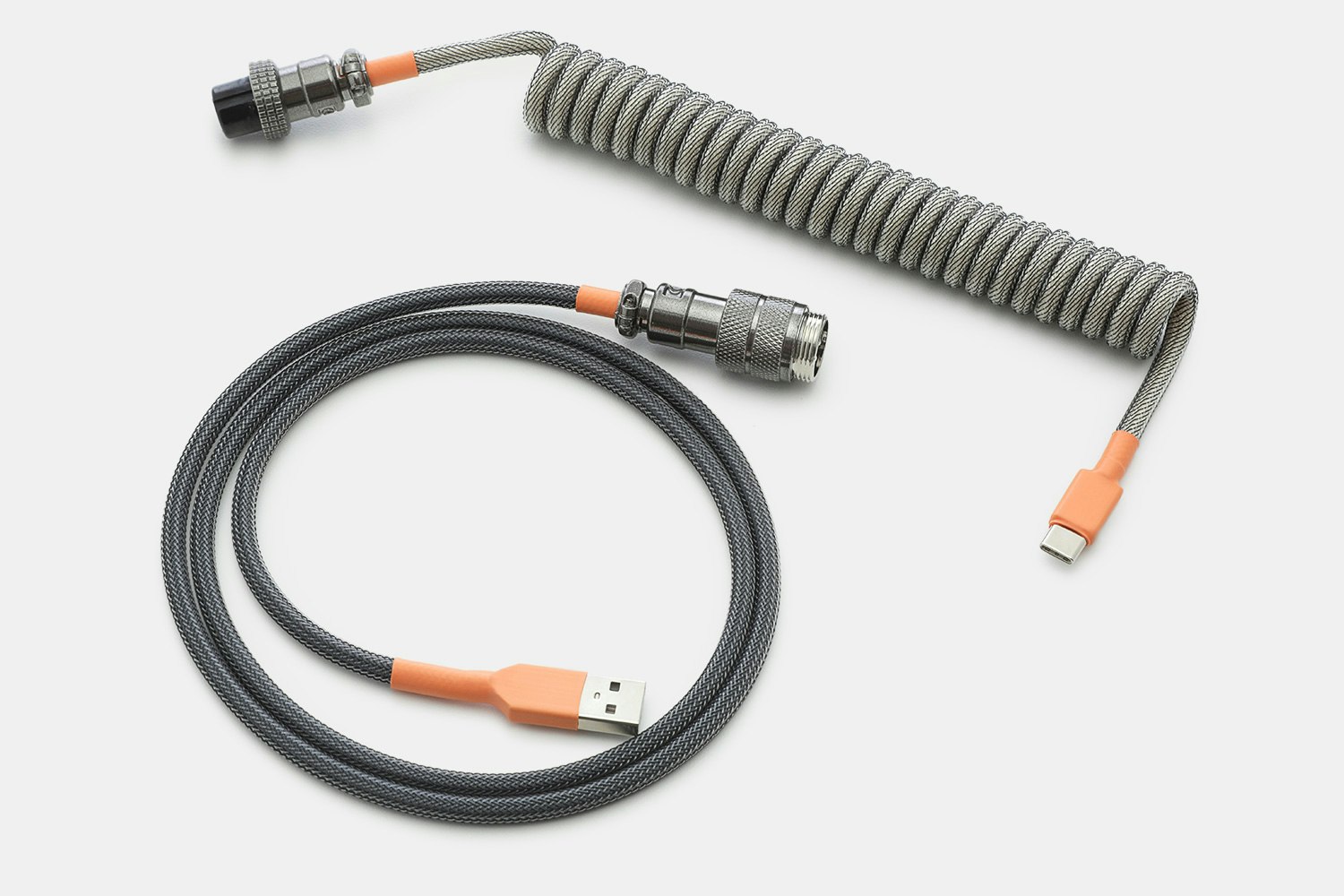 Mechcables Carbon Custom Coiled Aviator USB Cable