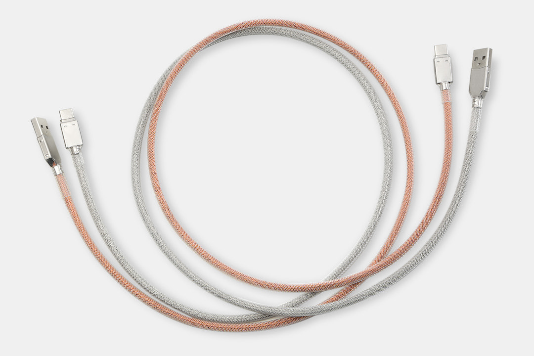 Mechcables Metallic Copper Custom-Sleeved USB Cable