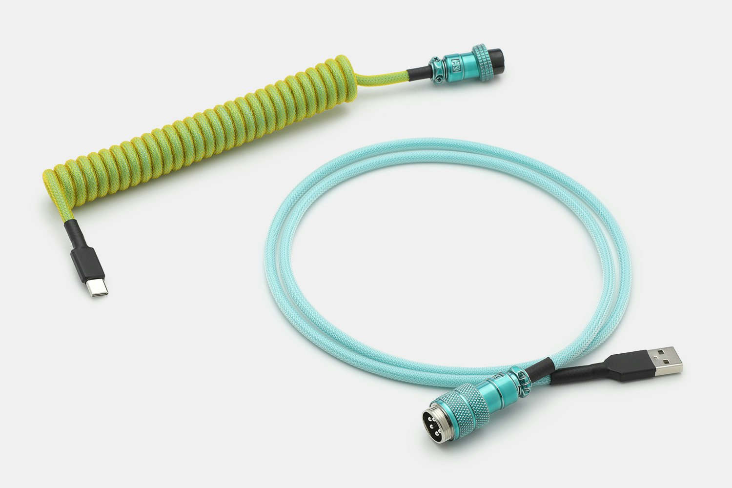 Mechcables Cyberpunk Custom Coiled Aviator USB Cable